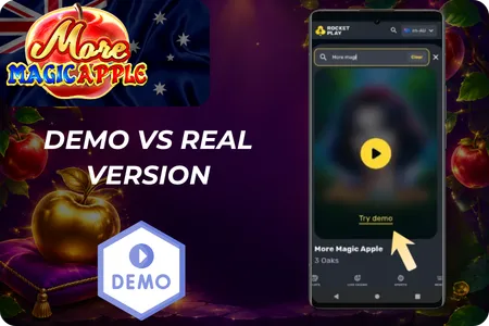 More Magic Apple Demo vs Real